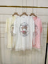 Women High Fashion Lacey Oversize T-Shirts